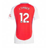 Arsenal Jurrien Timber #12 Domáci Ženy futbalový dres 2024-25 Krátky Rukáv